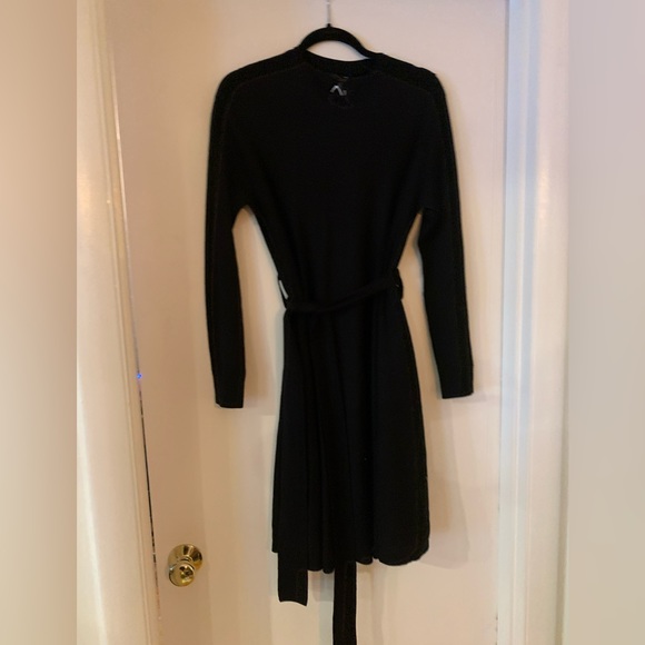COS Dresses Cos Merino Wool Black Dress With Belt Poshmark